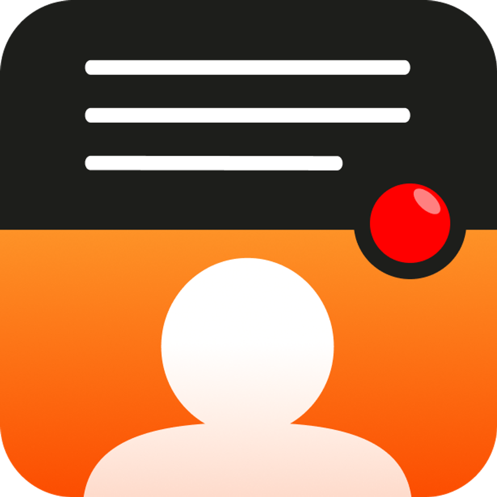 Teleprompter for Video icon rounded x1