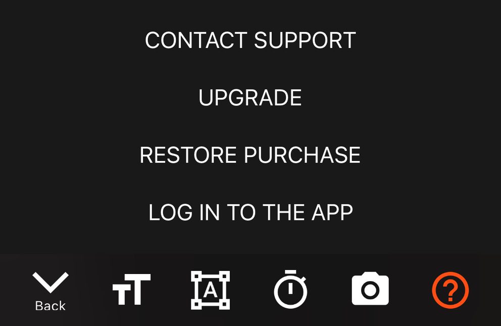 Purchase the longer scripts from the settings menu
