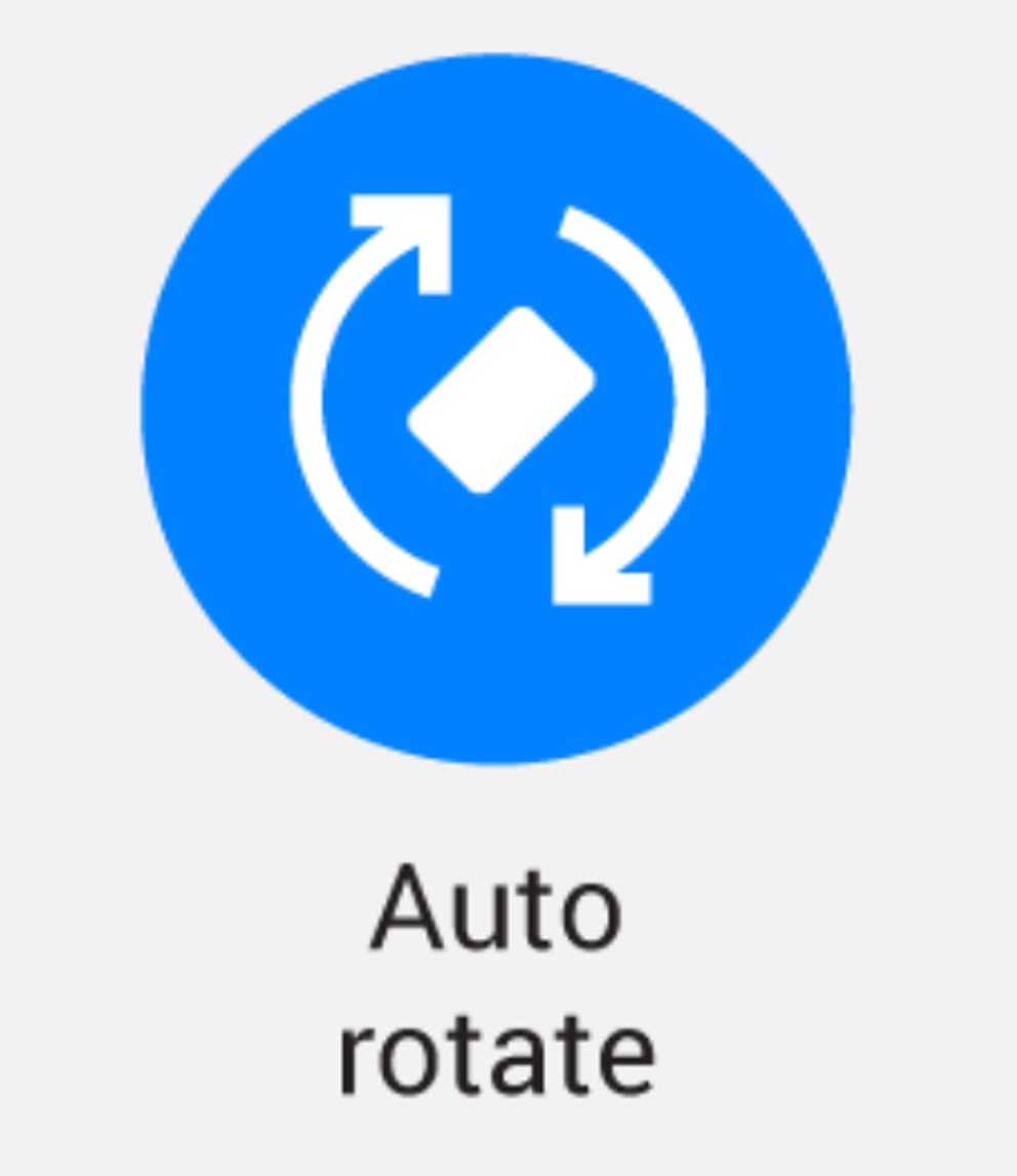 Auto rotate