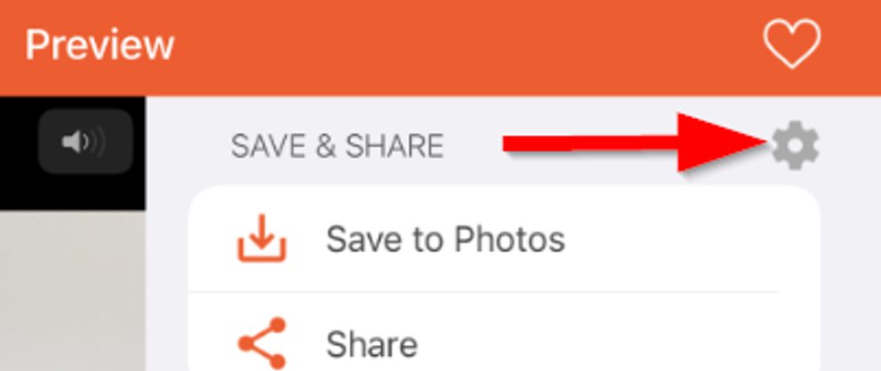 Video app output formats